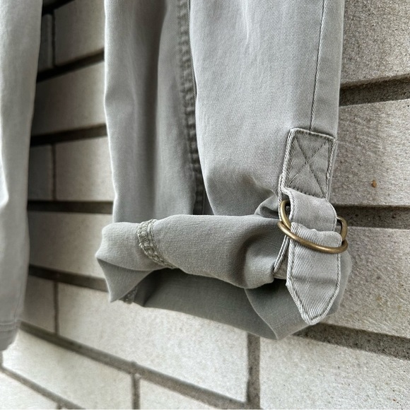 Soft Surroundings Medina Pants Sage Green Roll Up Hem - Picture 12 of 14